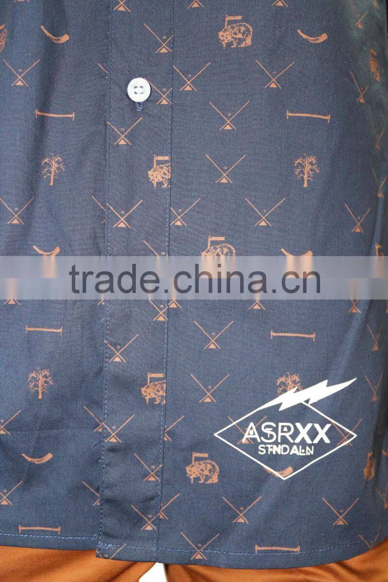 Long sleeve cotton mens shirts