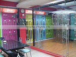 stainless steel glass door handle