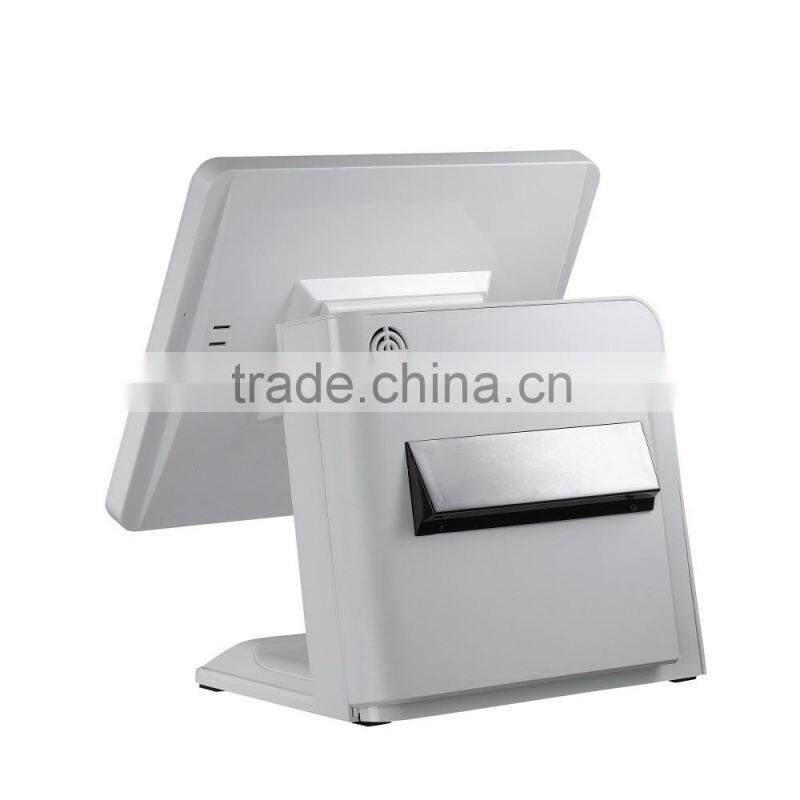 Windows restaurant all in one touch screen till machines