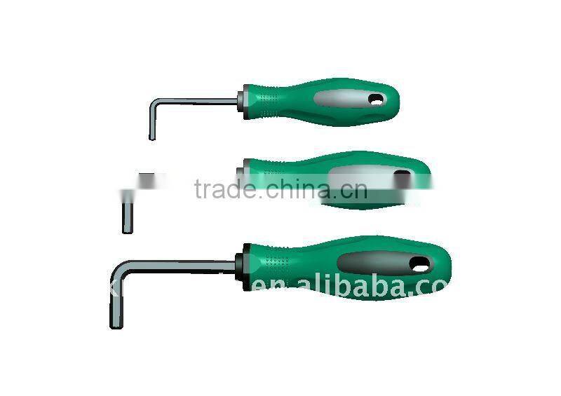 Professional Industrial ergonomic screwdriver with PT&TPR handle