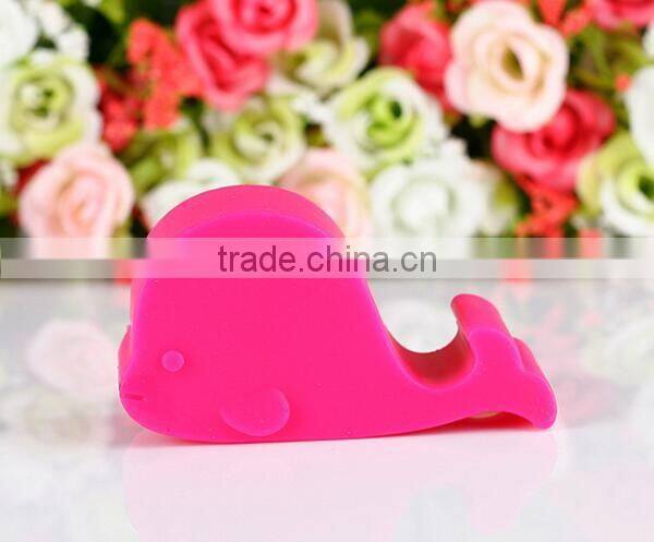 Adorable silicone whale holder for Ipad with low MOQ in stock