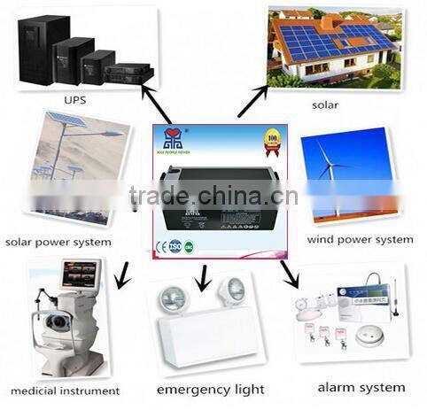 12V 200Ah UPS battery agm deep cycle gel battery
