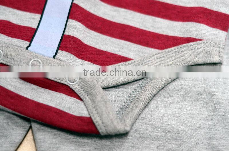 100% Cotton Newborn Elegant Baby Clothing Gift Set Red Pinstripe Suit Infant Boys Clothing "11"