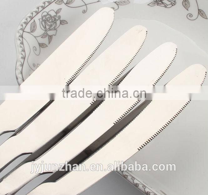 Factory direct sell Stainless Steak knife with plain handle with low price