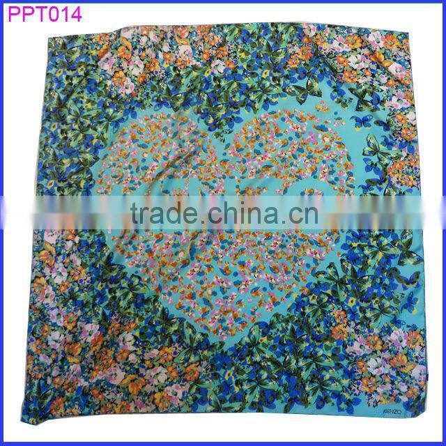 New designer brand twill silk scarf