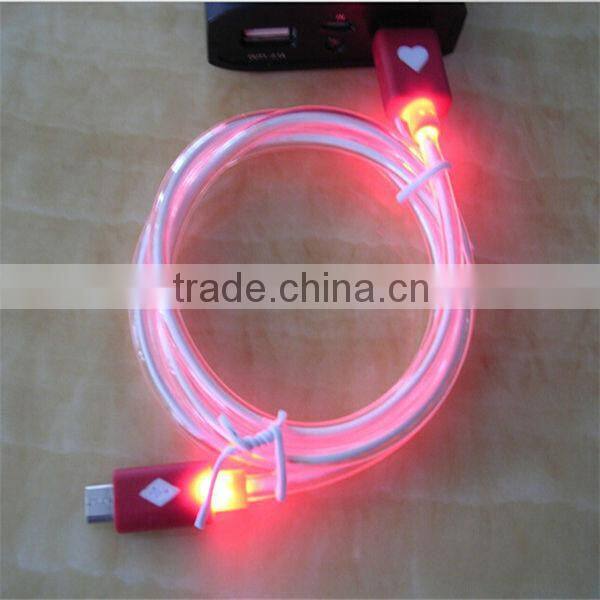 led micro usb cable for iphone led charging cable for iphone wholesale