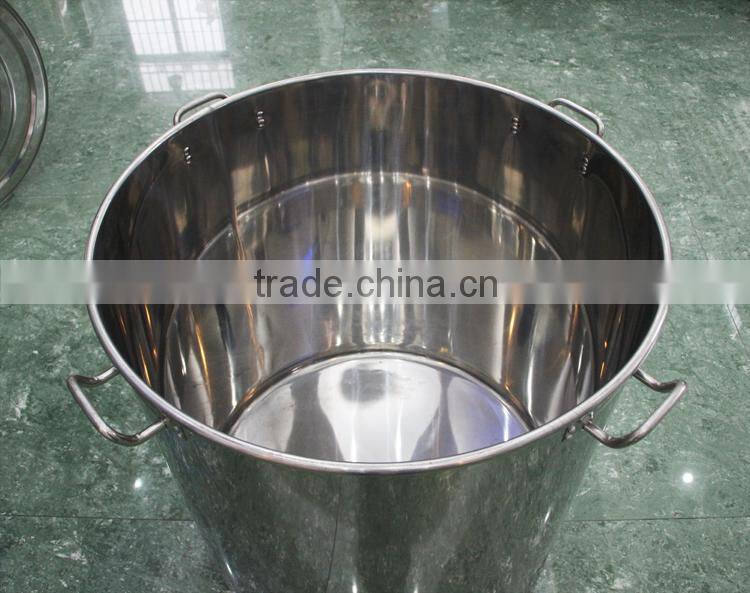 China Products large 555 stainless steel non stick glazed stew pots