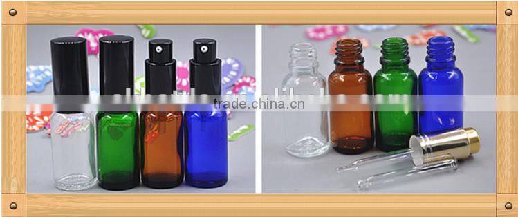 cheap 15.30.50ml airless glass bottle luxury bottle
