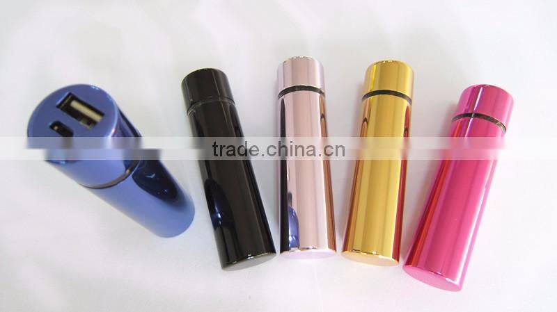 lovely portable mini mobile power bank Low Price Dazzle colour series 2600mah power bank