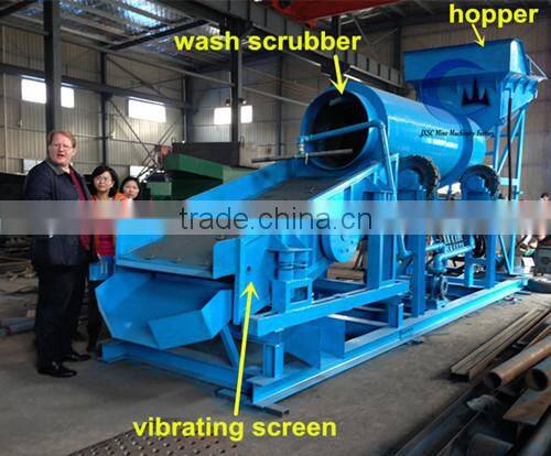 Better sales gold mining machine,trommel scrubber for clay gold mine