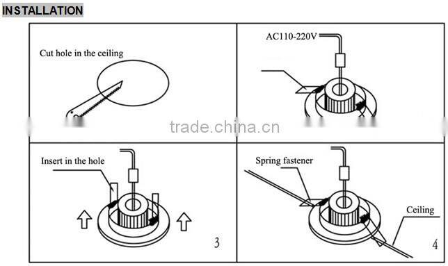 Shenzhen Factory Price High Top 15w 30w Recessed Adjustable Dimmable Square/Round Ceiling Led Downlight Fixture