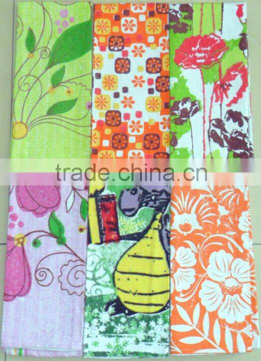 China manufacturer custom microfiber transfer printing tea towel