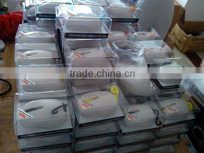 Cute optical wireless mouse with pet tail