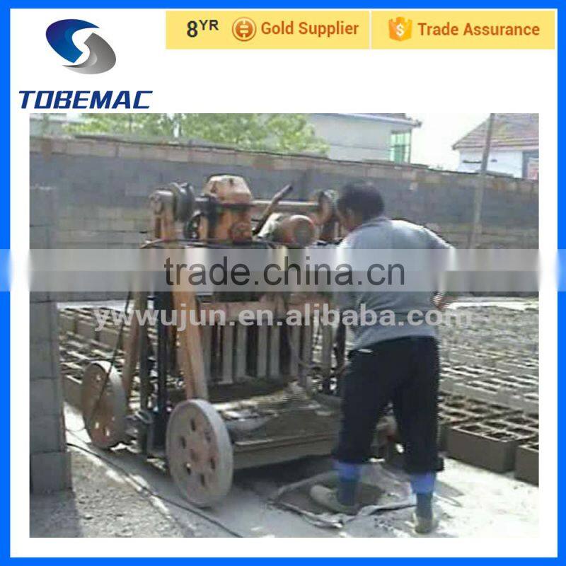 2015 TOBEMAC QMY 4-45 Clay hollow block making machine brick making machine