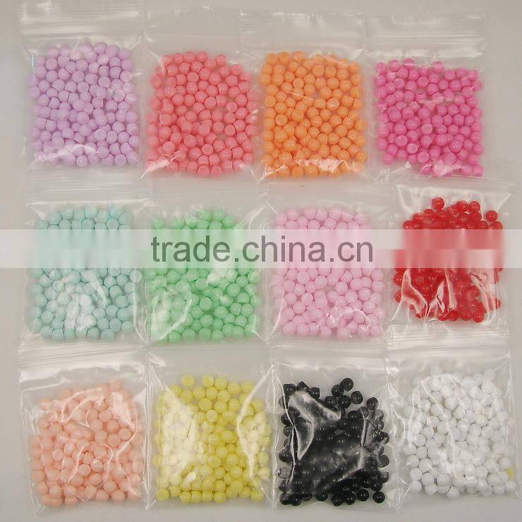 2015 New 5mm Candy color resin beads nail flat back rhinestones beautiful resin stone for nails 3d nail art decoration