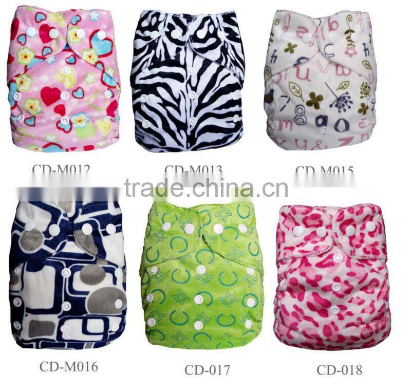 1 Roll Cloth Bag plus 5 pcs Baby Sleepy Cloth Diaper Reusable Cloth Diaper Washable
