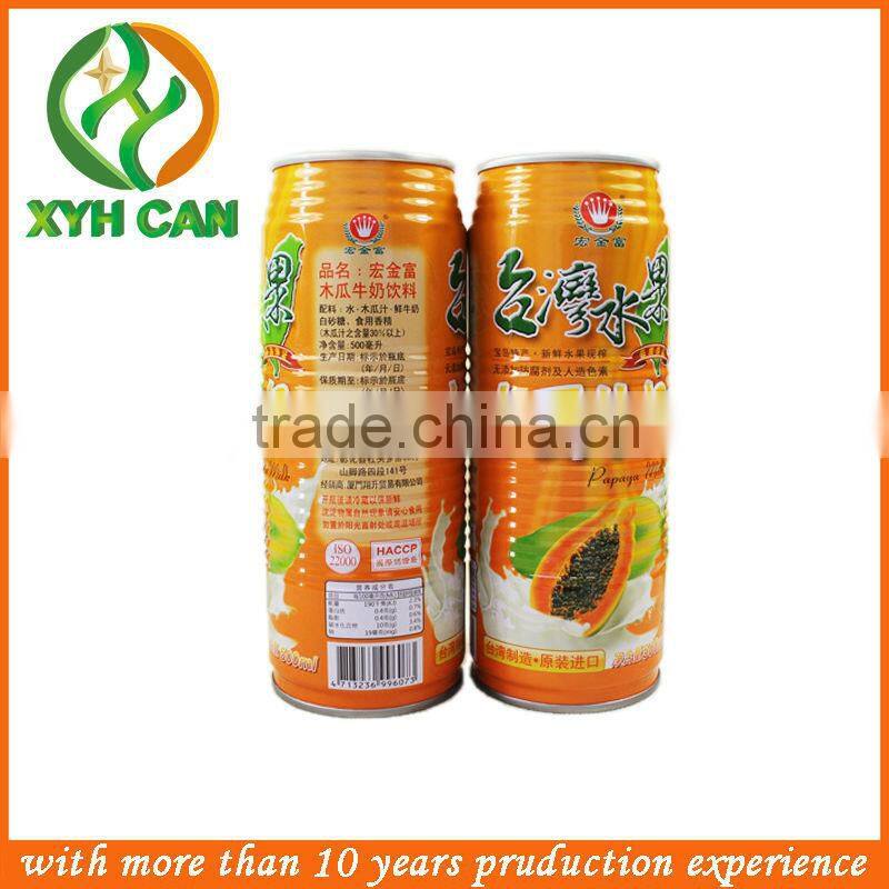 Beverage box coin bank tin can with locker tin box