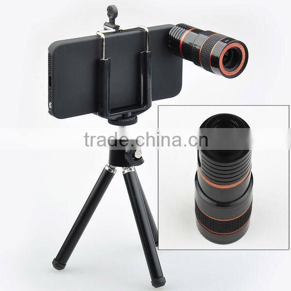 With Tripod And Case 8x Zoom Mobile Telephoto Lens For Iphone
