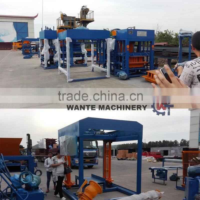 Low investment QT4-18 fully automatic hydraulic paver block machine
