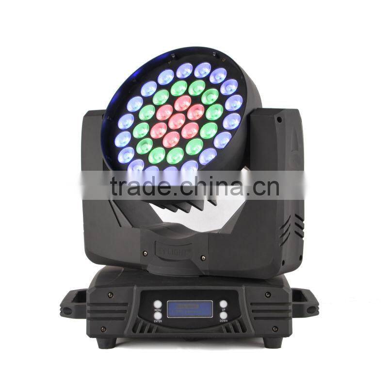 37pcsx10w RGBW led wash moving head light/disco effect light