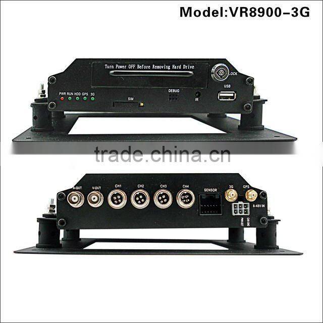 4CH D1 GPS and 3G HDD car DVR