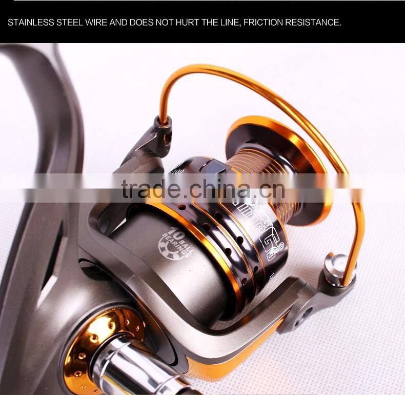 10BB Ball Bearing Saltwater Freshwater Fishing Spinning Reel 5.5:1 EF2000-6000