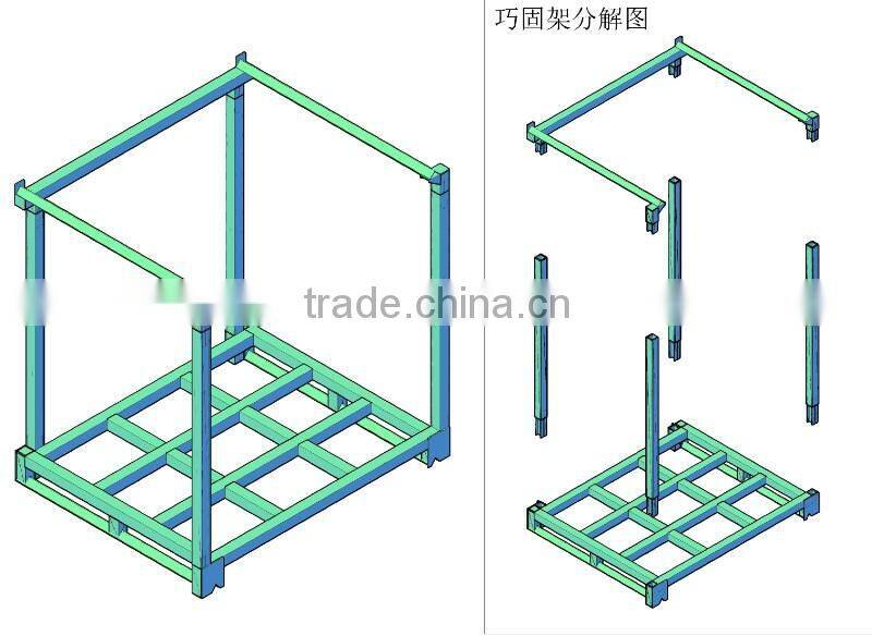 Warehouse Steel powder coating stacking frame