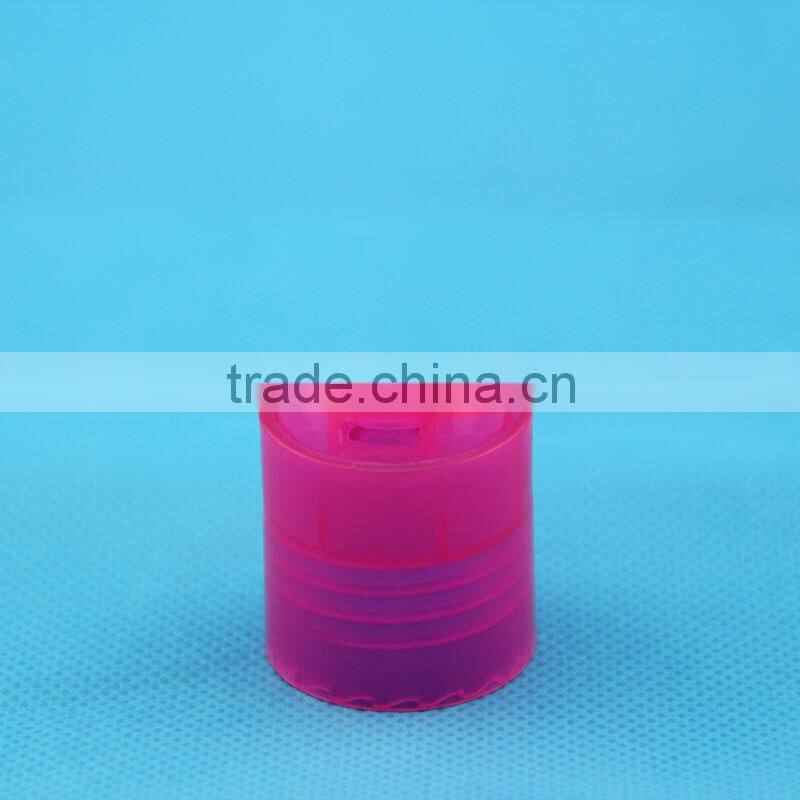 Flip top plastic cap