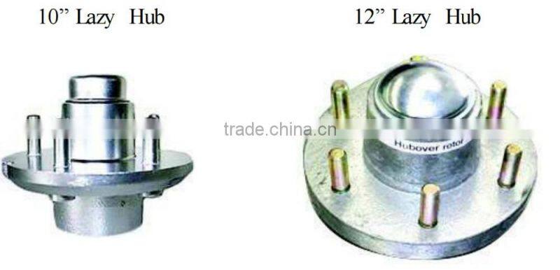 Heavy duty axle rubber torsion axle small trailer axle trailer stub axle