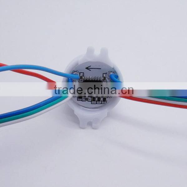 30mm ws2801 led modules waterproof IP67 DC 12V Led pixel modules Diameter
