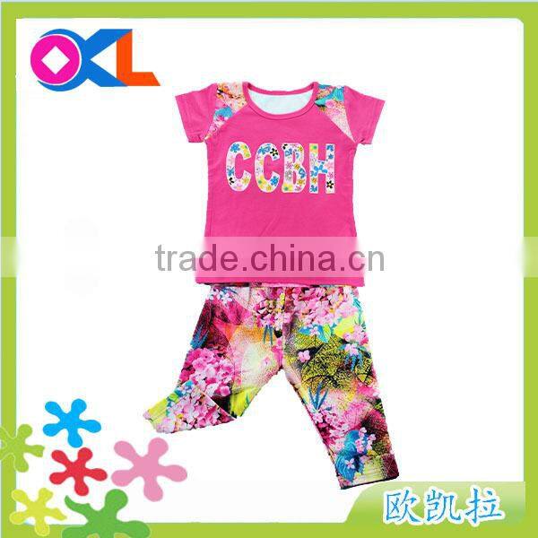 Hot sale!!Made in China adorable girls boutique outfit