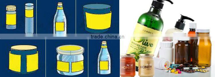 Vertical Type Automatic Round Container sticker labeling machine