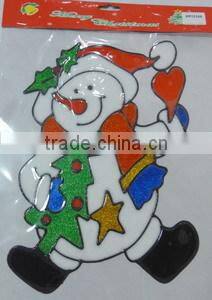 Hot Sale Santa Claus Decorative Sticker/Home Decor