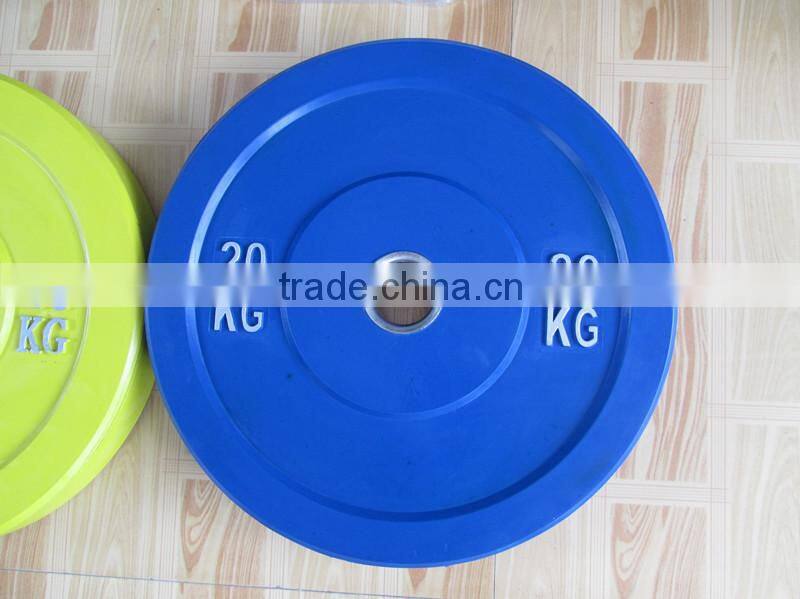2015 hot Crossfit Olympic competition bumper plate for weight lifting