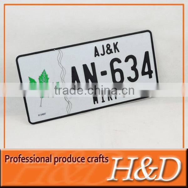 promotion high quality license plate