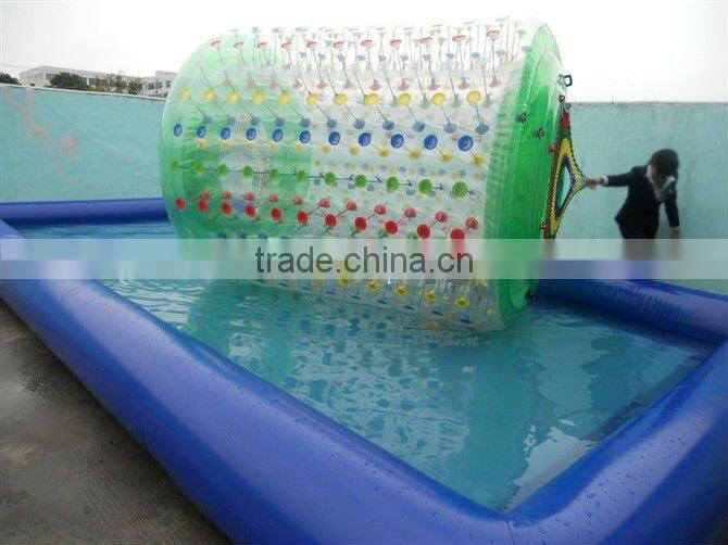 inflatable colorful roller infflatable water roller