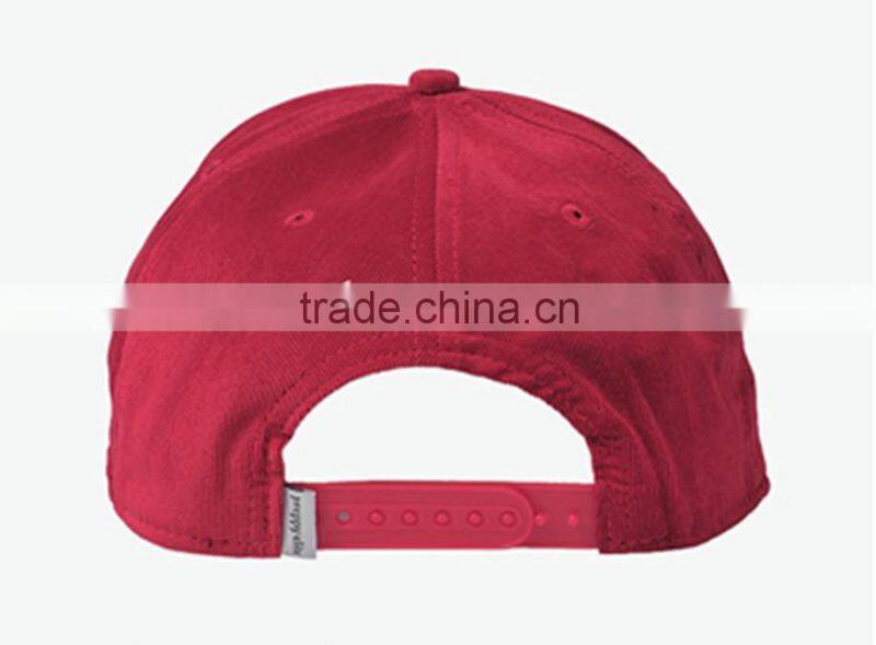 red 5panel cordutoy embroidery patch hip hop snapback caps and hats