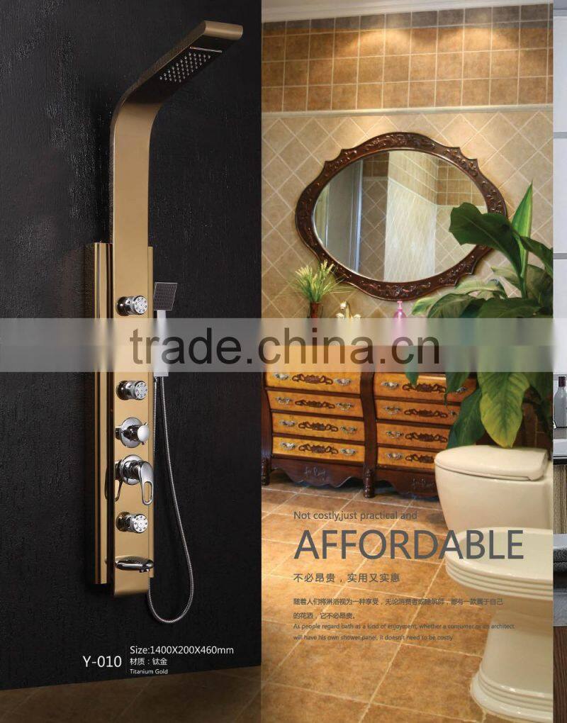 bathroom design massage panel set shower column Y-010