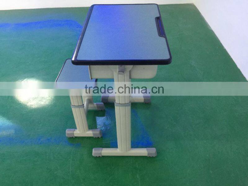 adjustable school desk and chair cheap modern school furniture HXZY054