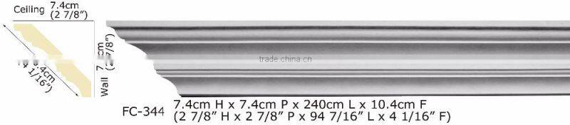 High Quality Good price beautiful Polyurethane Cornice Moulding