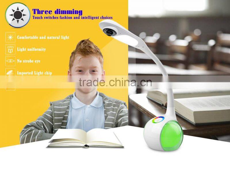 Wifi mobile phone remote control smart desk lamp for baby/kids monitor