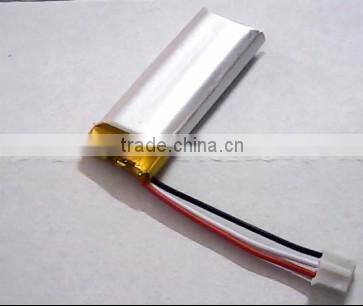 Factory OEM/ODM 601745 3.7v 480mah high temperature lipo battery 3.7v China manufacturer