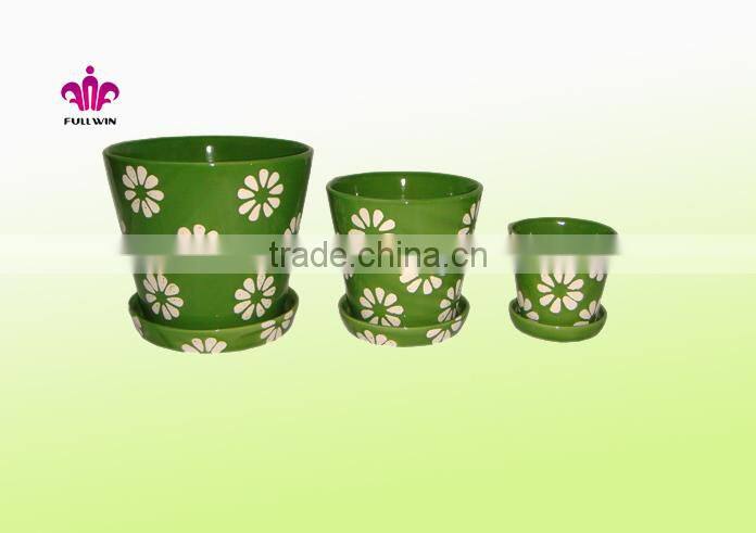 Hand Painted Ceramic Modern Cheap Flowers Pots Planters