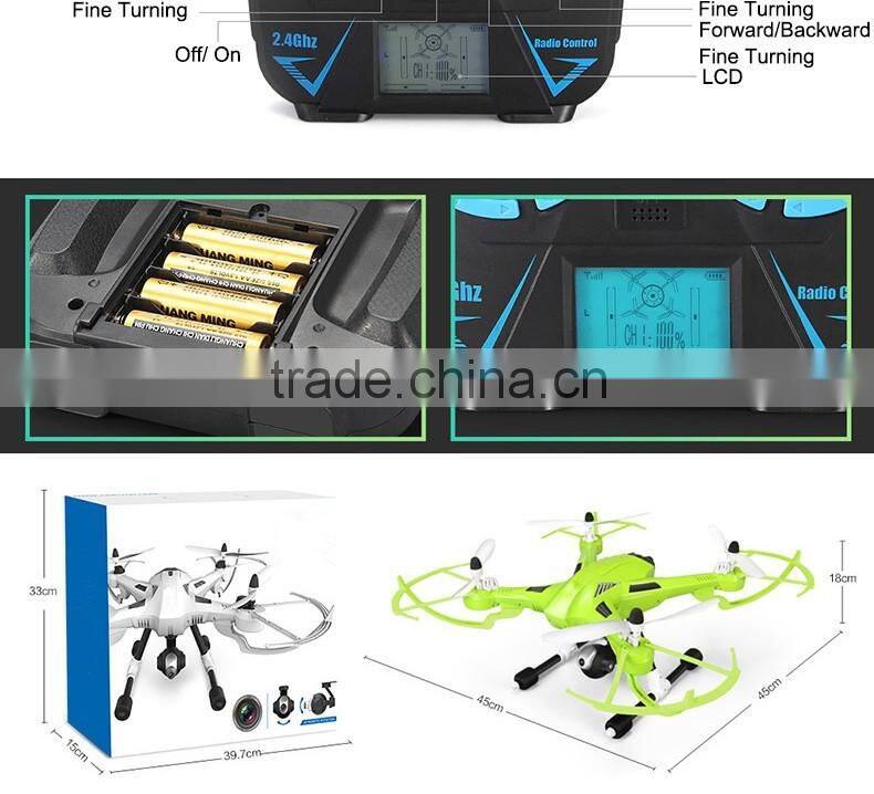 WIFI FPV With 720P HD Camera drone with Headless Mode One Key Return RC Quadcopter