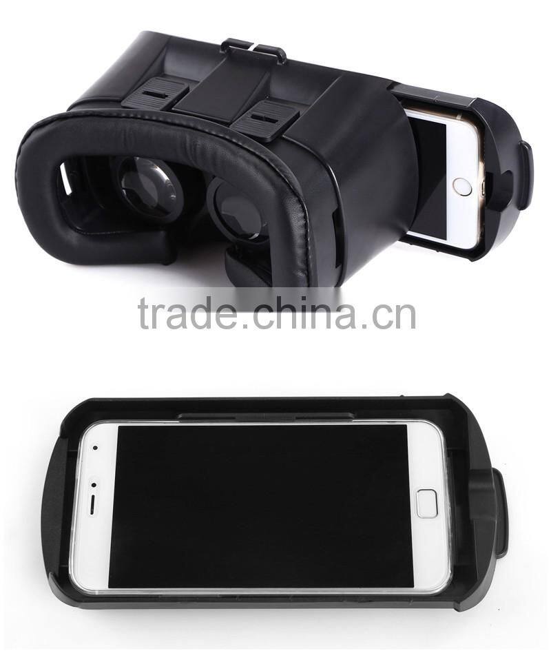 Timiya VR BOX Google Virtual Reality 3D Glasses for Phones,White+Black