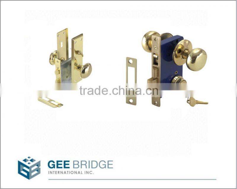 0108010 Steel Narrow Stile Mortise Deadlock Standard Bolt