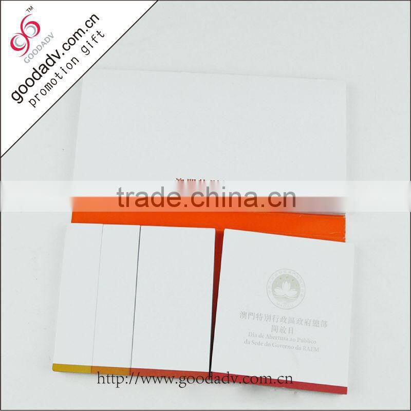 2015 cute colorful sticky note/custom sticky note/house shaped sticky note pad