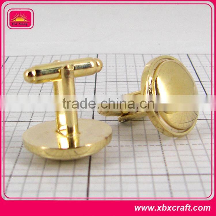 custom nice-looking fashion & promotional 18k gold cufflinks