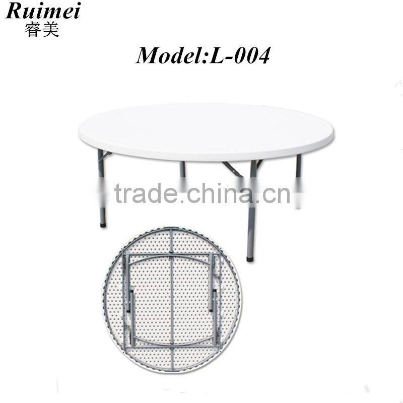 L-004 6ft modern outdoor banquet folding table wholesale