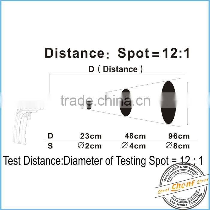 (-50-700C)High precision infrared laser Digital display thermometer gun with laser point Temperature Gun DT8700/DT8350/DT8900